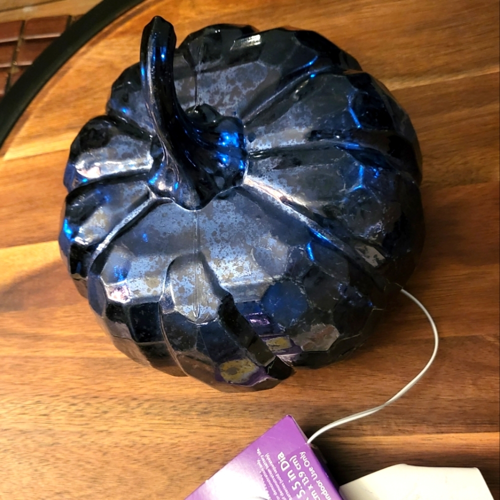 Holuday Home LED Pumpkin Midnight Blue
